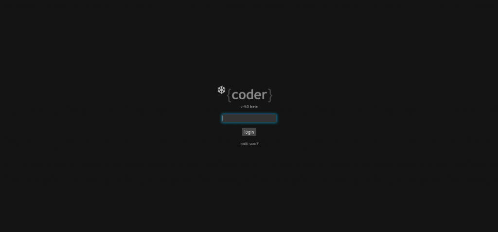 ICEcoder - Giriş Ekranı